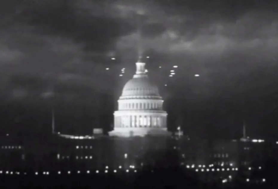 ufos sobrevoando a capital washington dc